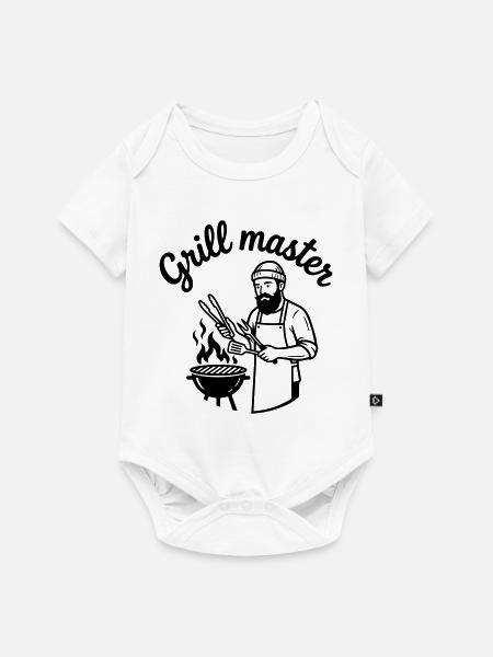 grillen - Baby Premium Kurzarmbody - Weiß