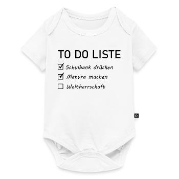 Matura Spruch  - Baby Premium Kurzarmbody - Weiß - Vorne