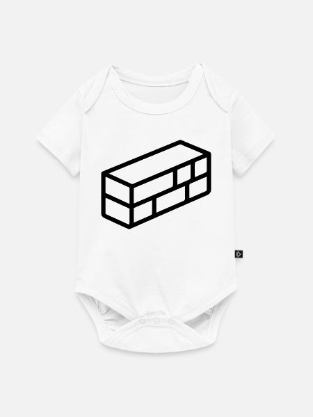 Ziegel - Baby Premium Kurzarmbody - Weiß