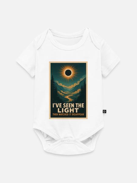Licht verschwindet | Eclipse - Baby Premium Kurzarmbody - Weiß