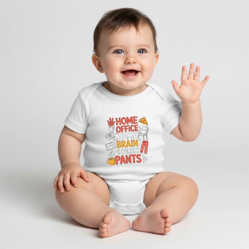 Remote Developer Home Office Same Web Developer Baby Premium short-sleeve bodysuit
