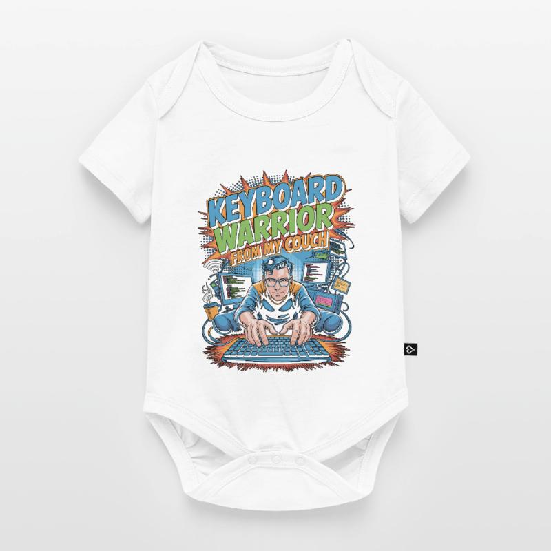 Remote Developer Keyboard Warrior Remote Coder Baby Premium short-sleeve bodysuit