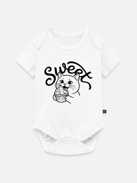 Cupcake - Baby Premium Kurzarmbody - Weiß