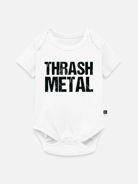 Thrash Metal Bold Typografie - Baby Premium Kurzarmbody - Weiß