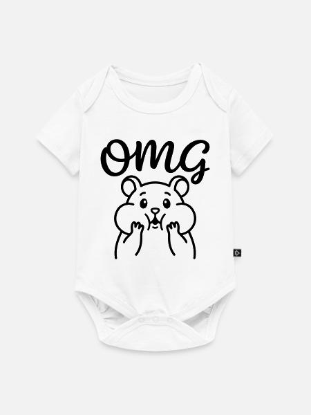 Oh mein Gott. - Baby Premium Kurzarmbody - Weiß