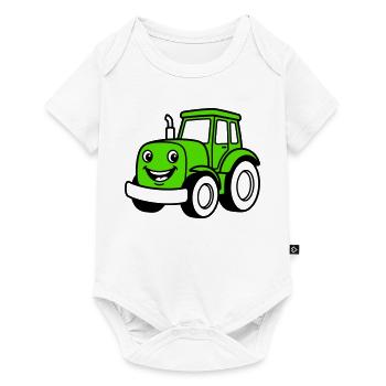 Enfants tracteurs - Body à manches courtes Premium Bébé - blanc - Devant