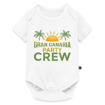 Équipe de la fête de Gran Canaria - Body à manches courtes Premium Bébé - blanc - Devant