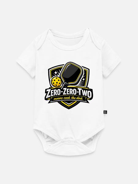 Zero-Zero-Two Pingpong Sieg Design - Baby Premium Kurzarmbody - Weiß
