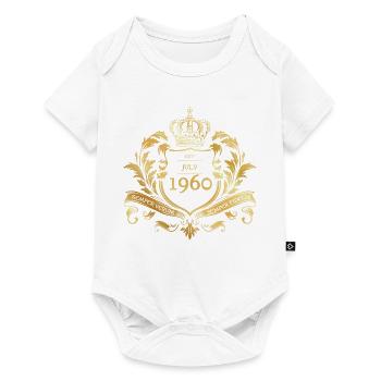 66. Geburtstag Semper Verum - Créé en 07/1960 - Body à manches courtes Premium Bébé - blanc - Devant