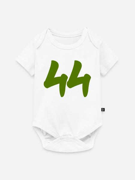 44- - Baby Premium Kurzarmbody - Weiß