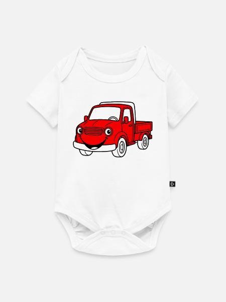 Truck Kids - Baby Premium Kurzarmbody - Weiß