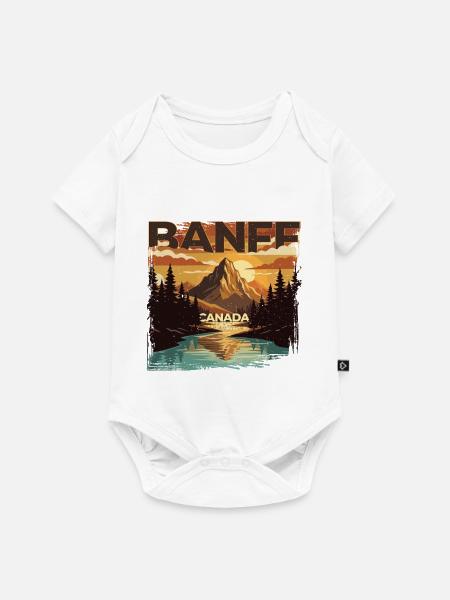 Banff Canada Nationalpark - Baby Premium Kurzarmbody - Weiß