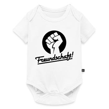 Amitié v.1 (changement de couleur) - Body à manches courtes Premium Bébé - blanc - Devant