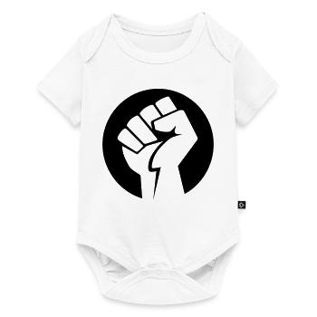 Faust Icon v.1 (Farbe änderbar) - Baby Premium Kurzarmbody - Weiß - Vorne