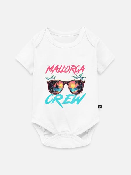 Mallorca Party Crew - Baby Premium Kurzarmbody - Weiß