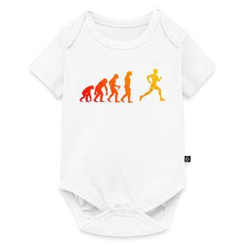 Idée de cadeau de course pour les amateurs de course - Body à manches courtes Premium Bébé - blanc - Devant