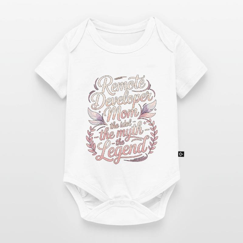 Remote Developer Mom The Idol The Remote Coder Baby Premium Kurzarmbody
