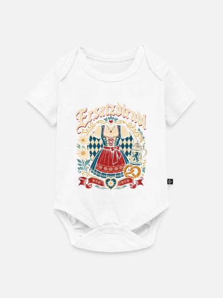 Bayerisches Dirndlzauber - Baby Premium Kurzarmbody - Weiß