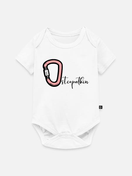 Osteopathie Osteopathin - Baby Premium Kurzarmbody - Weiß