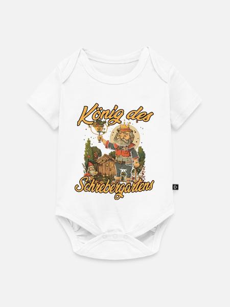 Schrebergarten Gemüsebeet Gartenarbeit Garten - Baby Premium Kurzarmbody - Weiß