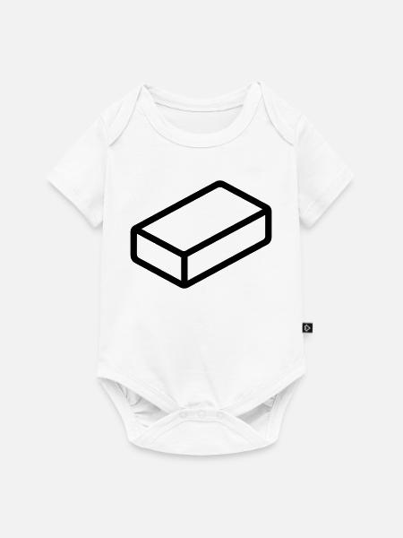 Ziegel - Baby Premium Kurzarmbody - Weiß