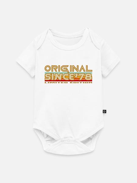 Original Since 78 Retro-Logo - Baby Premium Kurzarmbody - Weiß