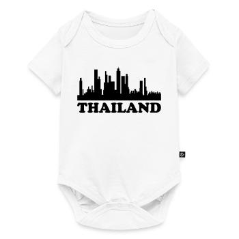 Skyline de Thaïlande - Body à manches courtes Premium Bébé - blanc - Devant