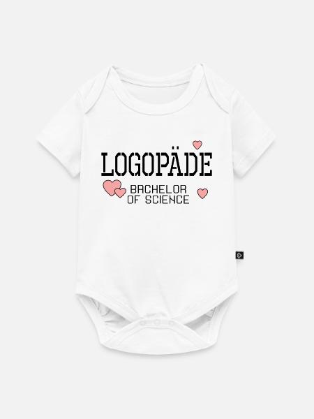 Logopäde Bachelor-Studium Logopädie - Baby Premium Kurzarmbody - Weiß