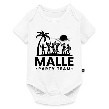 Malle Party Team Holiday - Baby Premium short-sleeve bodysuit - white - Front