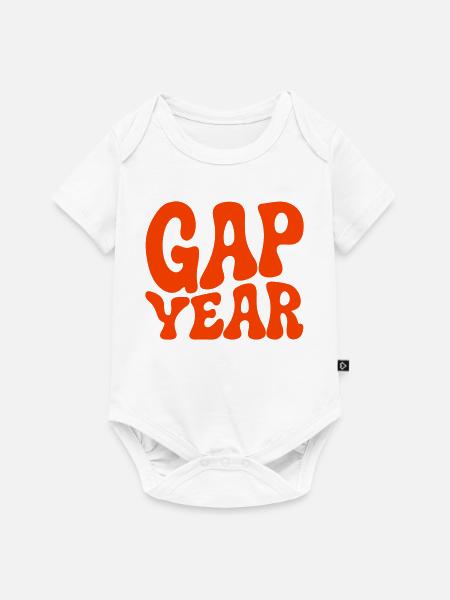 Gap Year - Baby Premium Kurzarmbody - Weiß