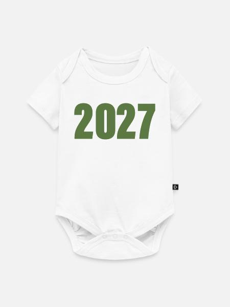 2027 - Baby Premium Kurzarmbody - Weiß