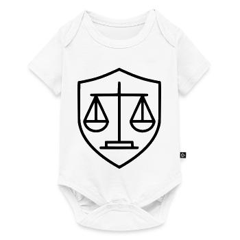 Avocat Droit Droit Avocat Balance Droit Judiciaire - Body à manches courtes Premium Bébé - blanc - Devant