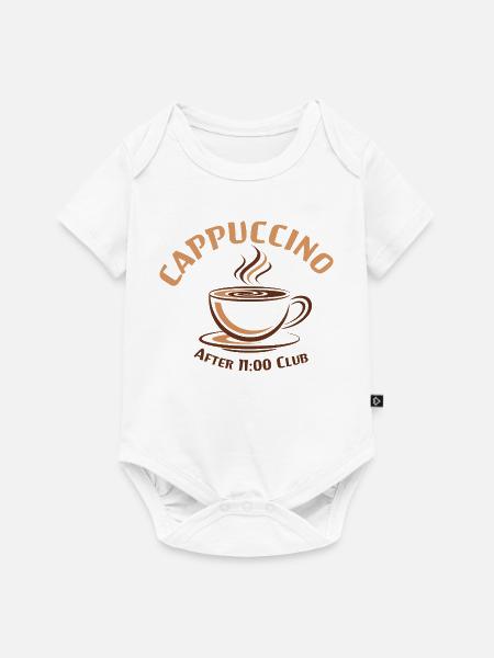 Kaffee Klub Nach 11 Uhr - Baby Premium Kurzarmbody - Weiß