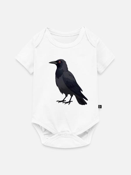 Rabe - Baby Premium Kurzarmbody - Weiß