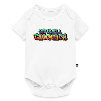 Offiziell Glücklich Version 2 - Baby Premium Kurzarmbody - Weiß - Vorne
