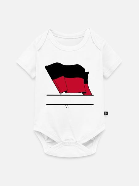 Nijmegen Custom Flag - Baby Premium Kurzarmbody - Weiß