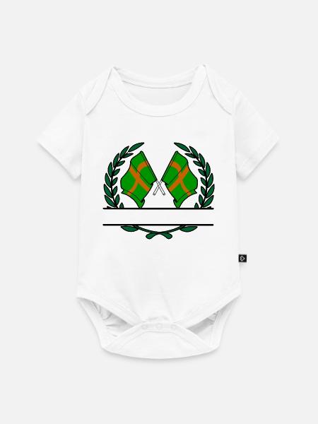 Nijmeger Wanderwappen Custom - Baby Premium Kurzarmbody - Weiß