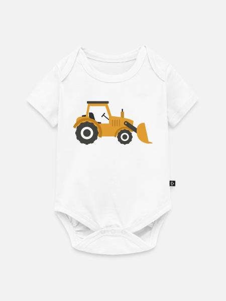 Gräber - Baby Premium Kurzarmbody - Weiß