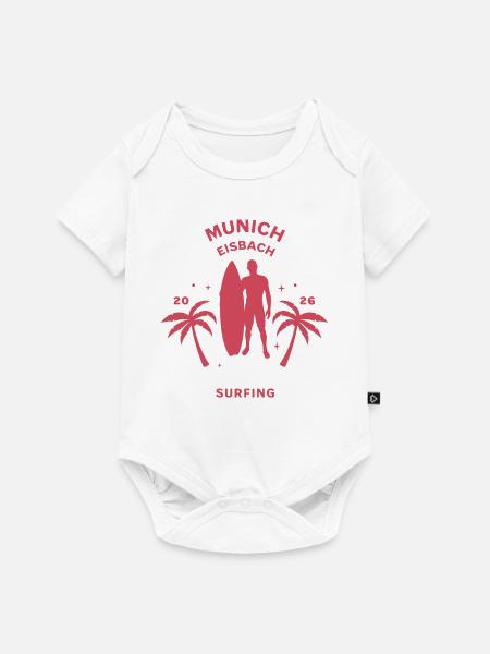 Munich Surfing - Baby Premium Kurzarmbody - Weiß