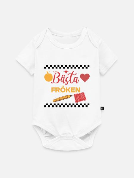 Bästa Fröken: Lärareinspiration - Baby Premium Kurzarmbody - Weiß