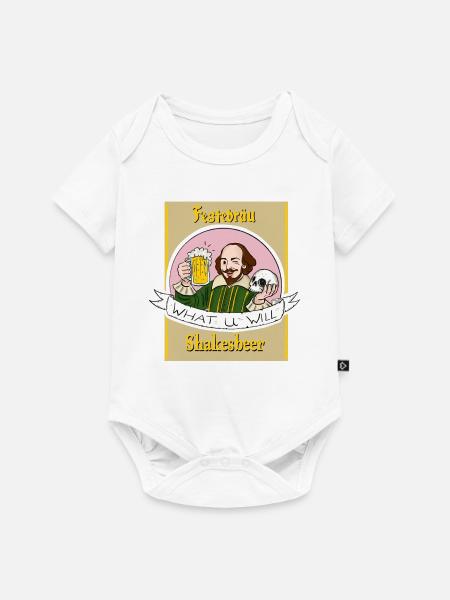 Festebräu - Baby Premium Kurzarmbody - Weiß