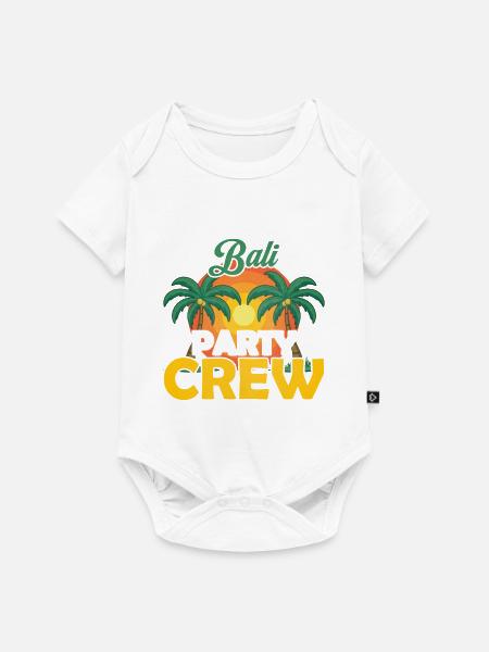 Bali Party Crew - Baby Premium Kurzarmbody - Weiß