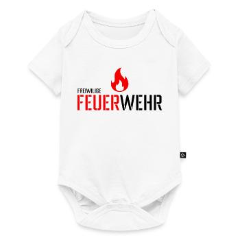 Freiwillige Feuerwehr - Baby Premium Kurzarmbody - Weiß - Vorne