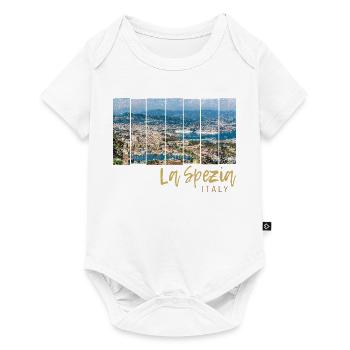 La Spezia Ligurien in Italien Vintage Souvenir - Baby Premium Kurzarmbody - Weiß - Vorne