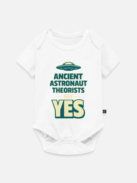 Uralter Astronaut Ja - Baby Premium Kurzarmbody - Weiß