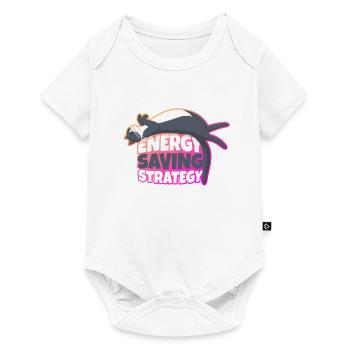 Energy Saving Strategy Cat - Baby Premium short-sleeve bodysuit - white - Front