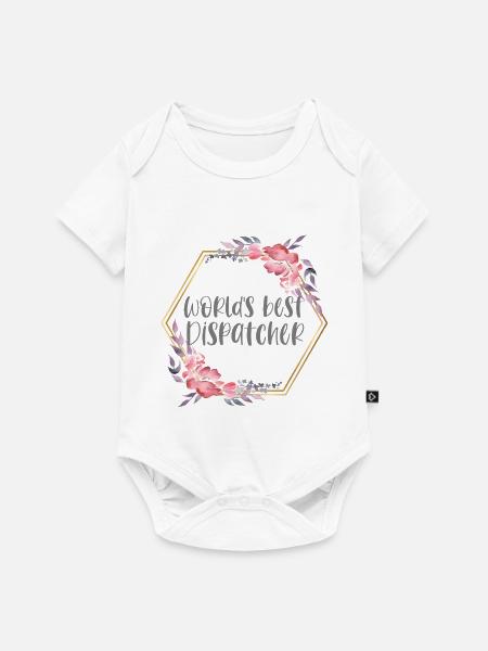 Best Dispatcher – Disponentin Geschenk - Baby Premium Kurzarmbody - Weiß