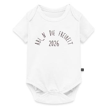 ABI: Freiheit - Baby Premium Kurzarmbody - Weiß - Vorne