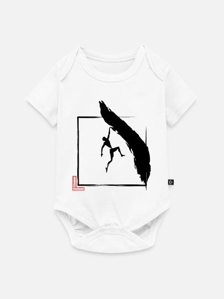 Flatland Climber 7 - Baby Premium Kurzarmbody - Weiß