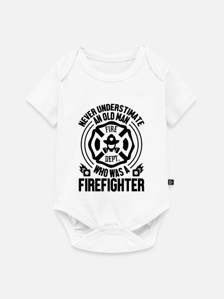 Feuerwehr - Baby Premium Kurzarmbody - Weiß